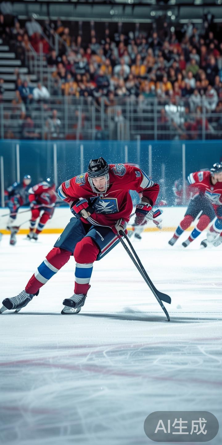 在现代冰球比赛中，速度不仅代表着运动员的体能储备，
