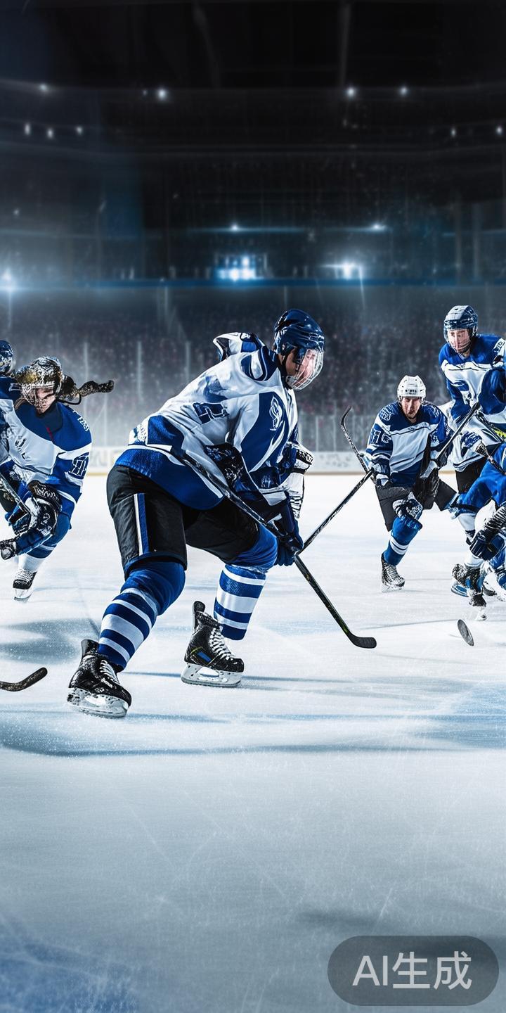 冰球中的突破摆脱动作，主要旨在帮助球员摆脱对手的防